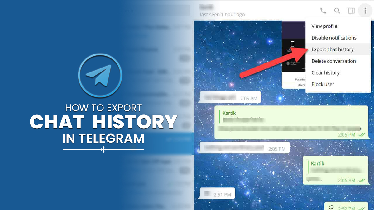 How To Export Chat History In Telegram
