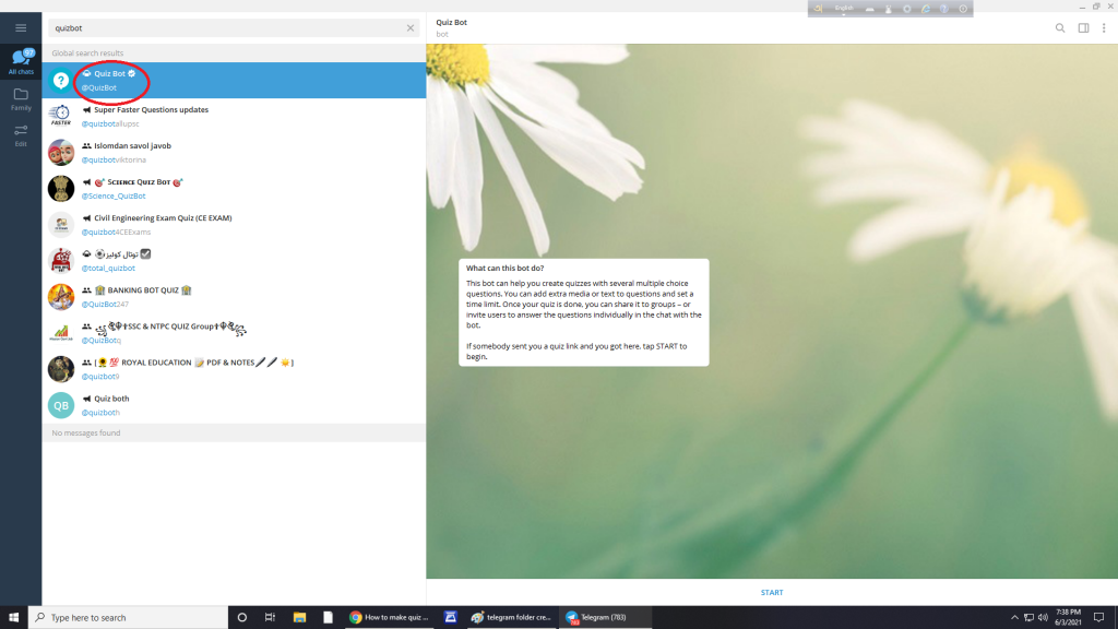 Telegram Quiz Bot Create Telegram Quiz Game Using Quiz Bot