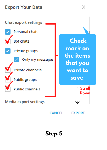 save Telegram chat history step 5