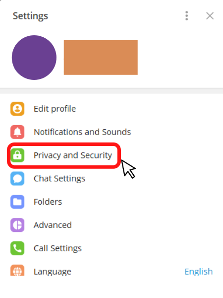 Secure your Telegram account