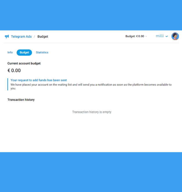 Add Fund To Your Telegram Ad Account step 4