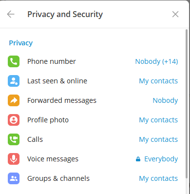 How To Not Get Hacked On Telegram- Telegram best privacy settings