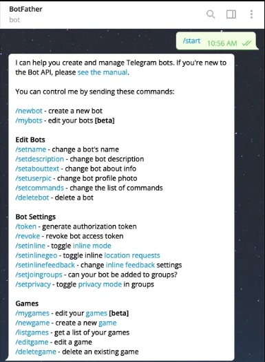 Telegram Push Notifications Bot
